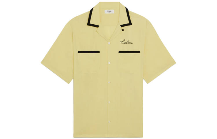 CELINE CELINE Shirts Men's Yellow Moderate