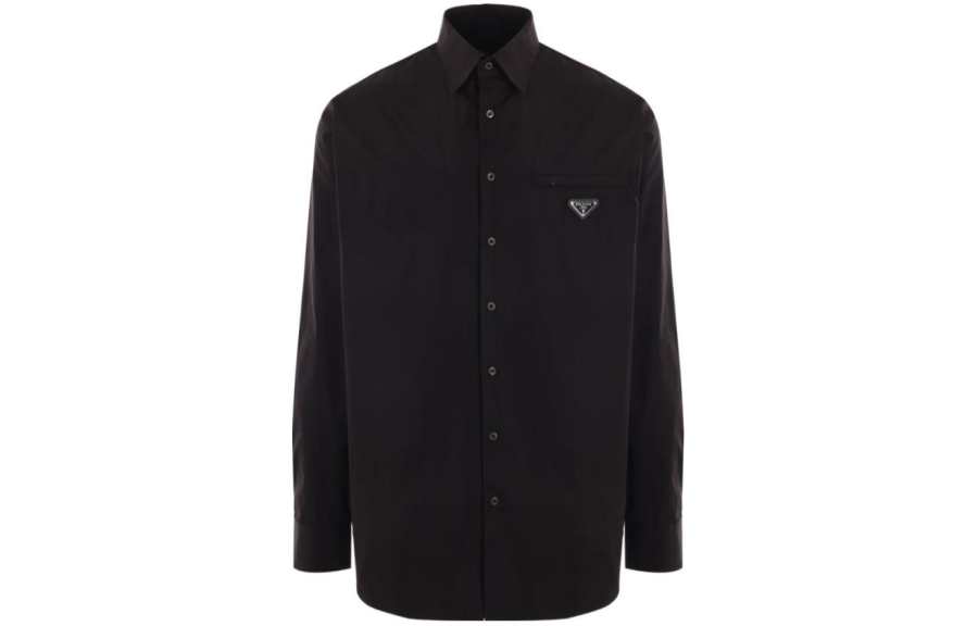 PRADA Prada triangle-logo shirt