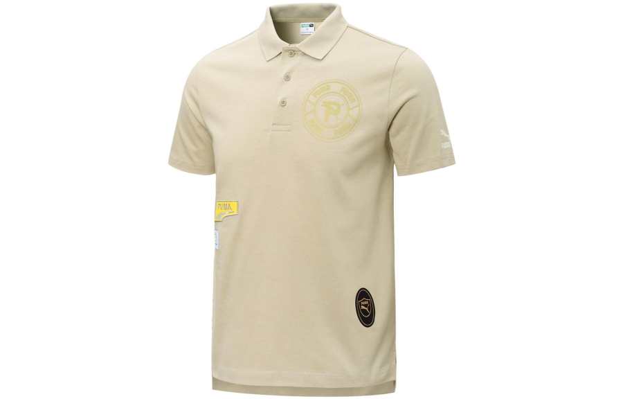 PUMA PUMA Polo Shirts Unisex Ecru Moderate
