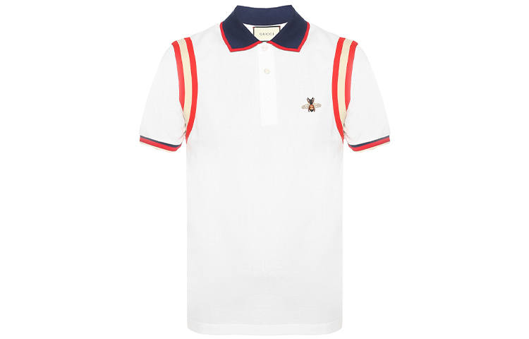 GUCCI 【Previous Season】Cotton polo with bee