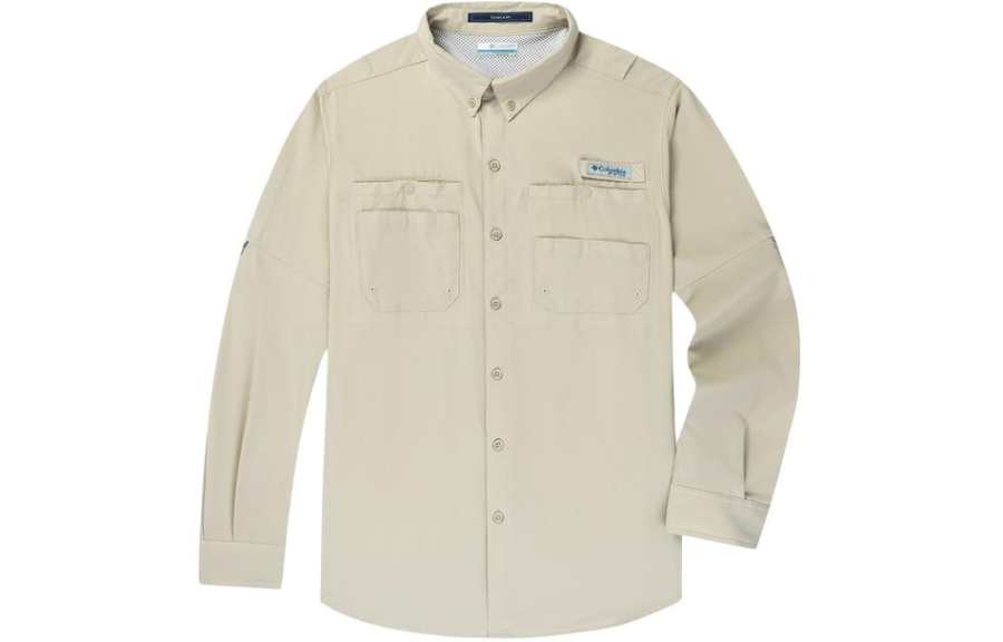 Columbia PFG Shirt Men's Light Khaki