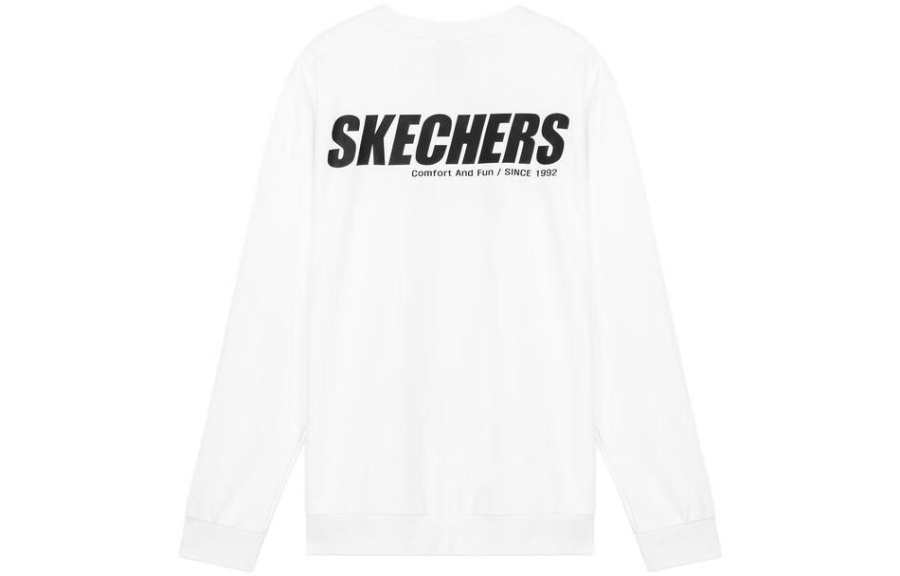 Skechers Sweatshirt Unisex Bright White