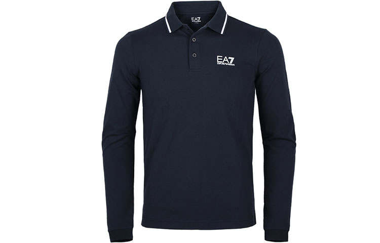 EMPORIO ARMANI EA7 Polo Shirt Men's Dark Blue