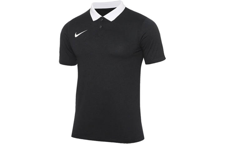 Nike Nike Polo Shirts Men's Black Polo Collar Moderate Straight Fit