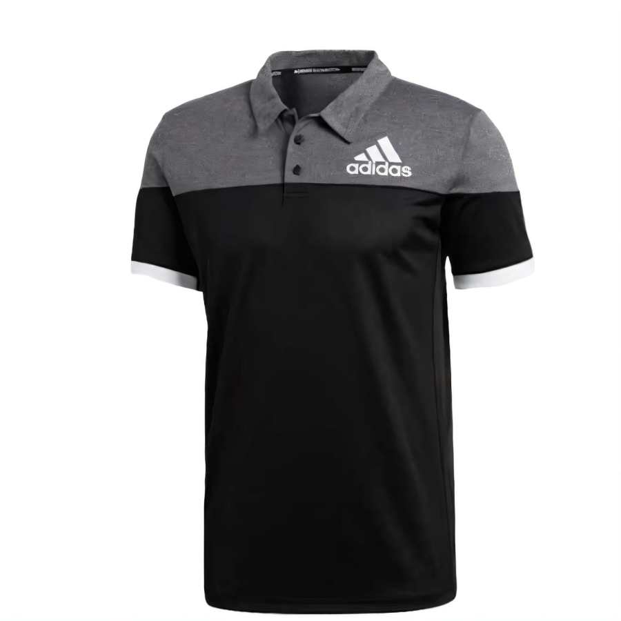 Adidas Adidas T Shirts Unisex Black Polo Collar Moderate
