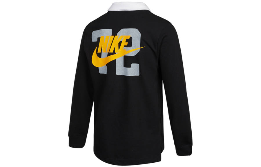 Nike Nike Polo Shirts Men's Black Polo Collar Moderate Straight Fit
