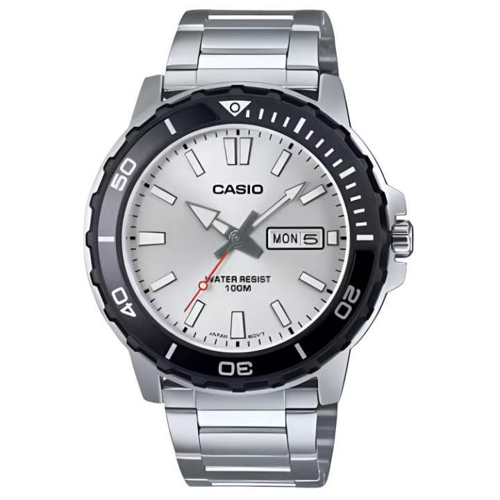 CASIO CASIO STANDARD Quartz Movement Stainless Steel Strap Watch Men's Watches Silver Dial