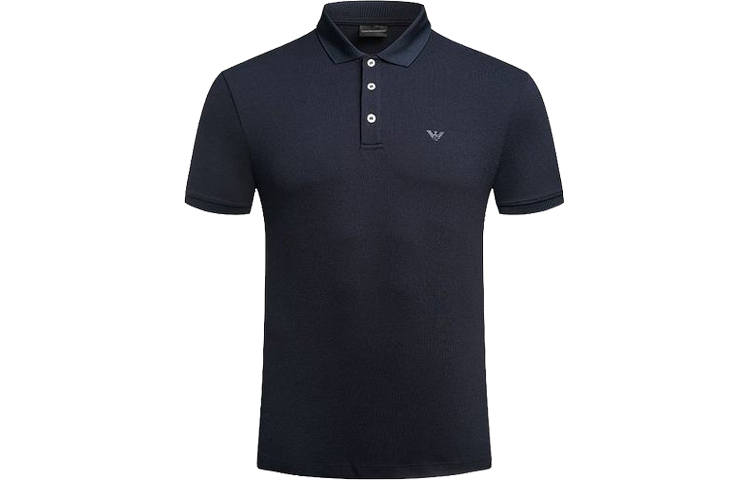 EMPORIO ARMANI SS22 Polo Shirt Men's Dark Blue