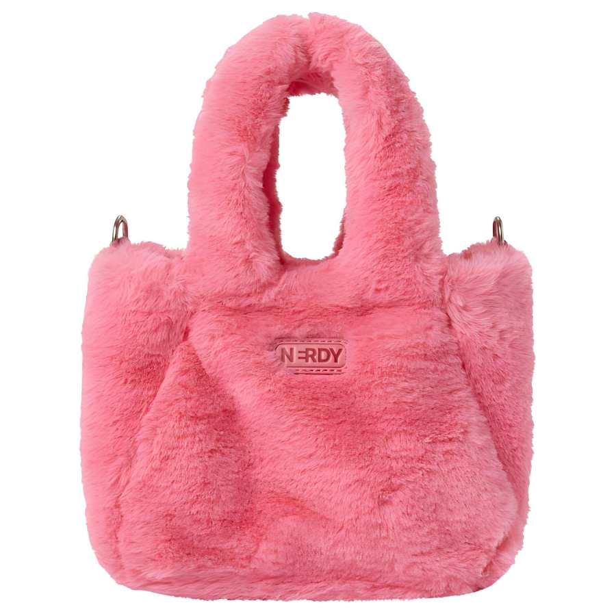 Nerdy Polyester Handbag Women's Pink