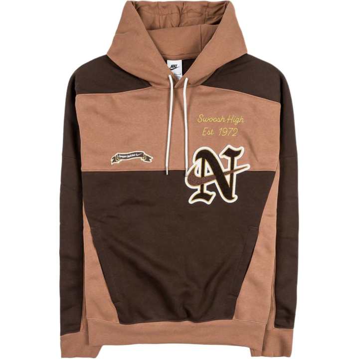 Nike Nike Sweatshirts Men's Brown Hooded Moderate Regular