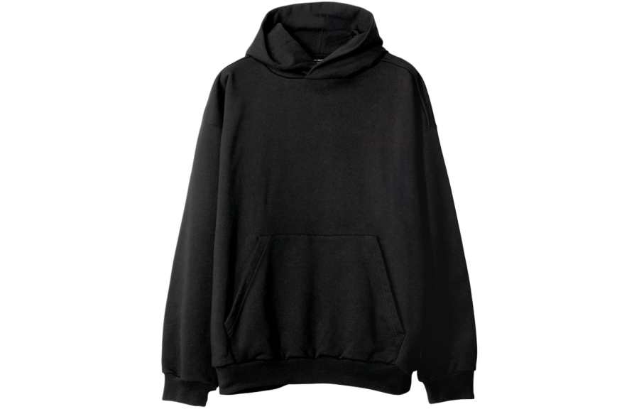 Balenciaga Pouch pocket Cotton Hoodie