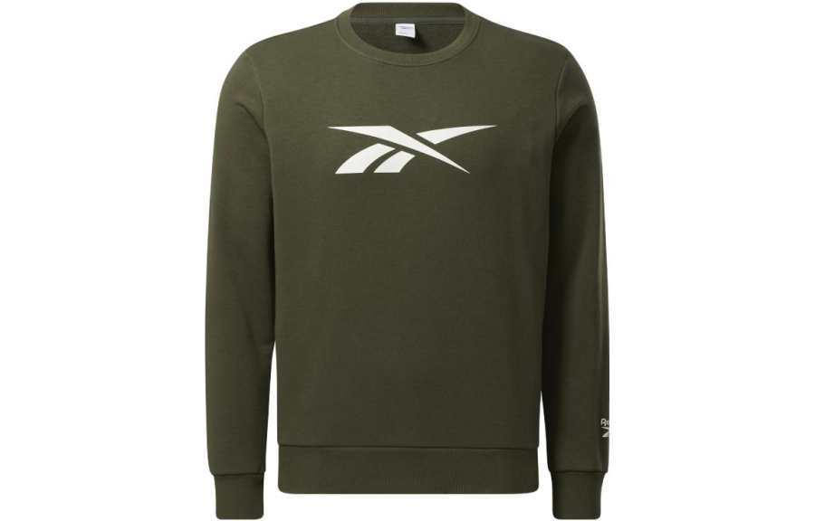 Reebok Sweatshirts Unisex Green Crew Neck Moderate Other
