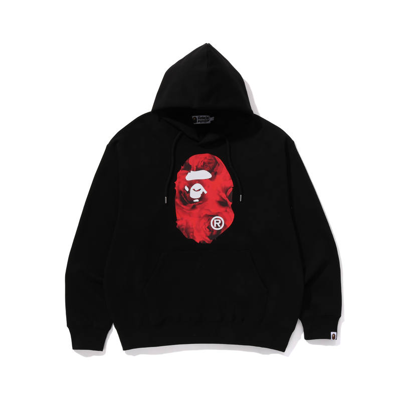 A BATHING APE Bape Floral Solid Camo Ape Head Relaxed Fit Pullover Hoodie