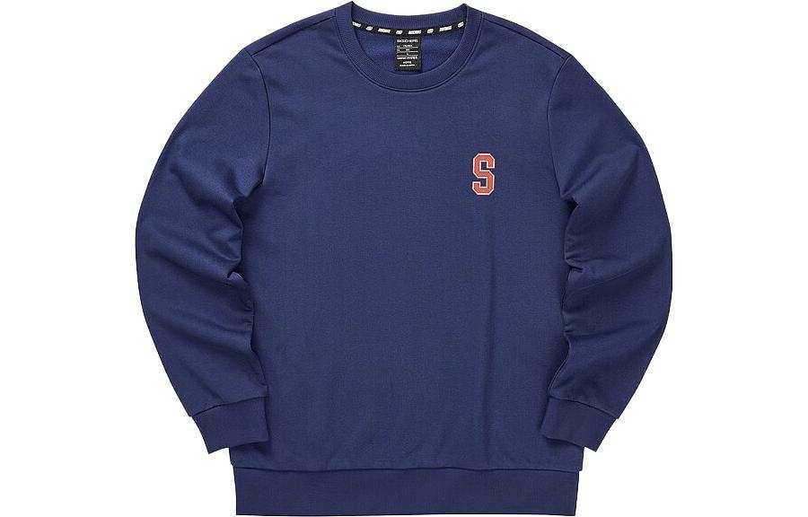Skechers Funny Monster Sweatshirts Unisex Medieval Blue Crew Neck Moderate Other