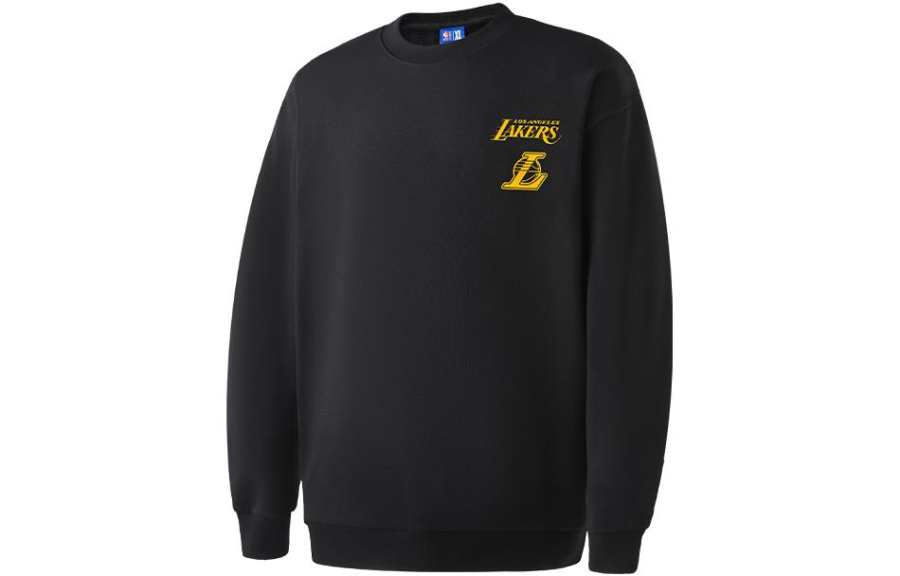 NBA Sweatshirts Men's Black Crew Neck Moderate Other