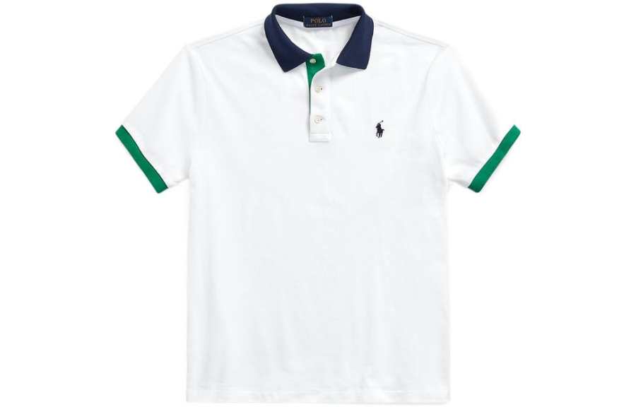 Polo Ralph Lauren Polo Shirt Custom Slim Fit Men's White