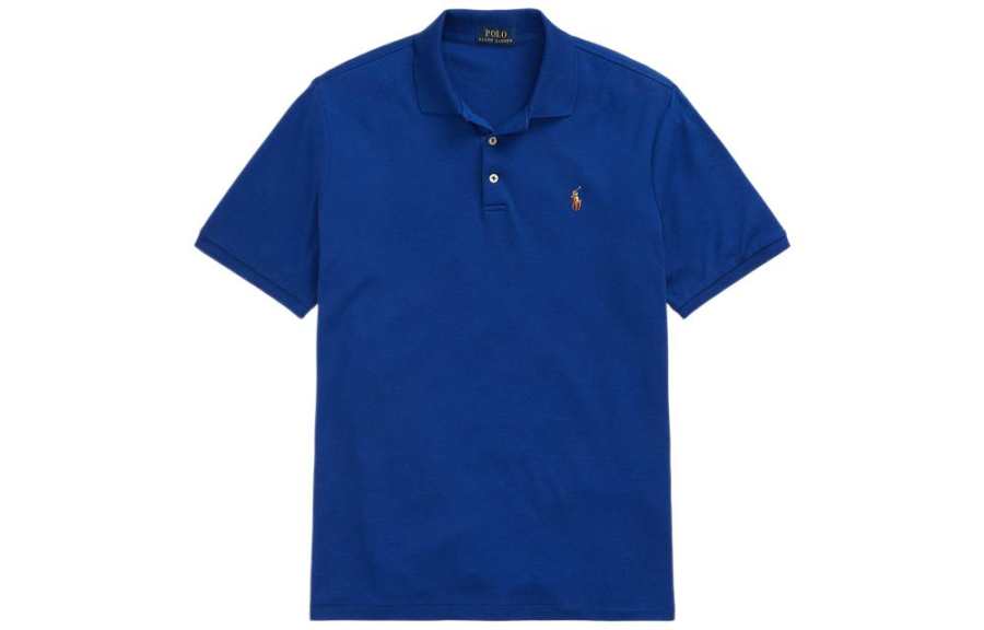 Polo Ralph Lauren SS22 Polo Shirt Custom Slim Fit Men's Blue