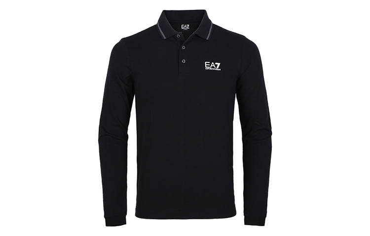 EMPORIO ARMANI EA7 FW21 Polo Shirt Men's Black