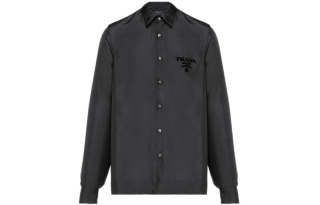 PRADA Shirts Men's Black Moderate Shirt