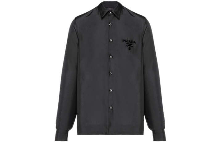 PRADA PRADA Shirts Men's Black Moderate Shirt