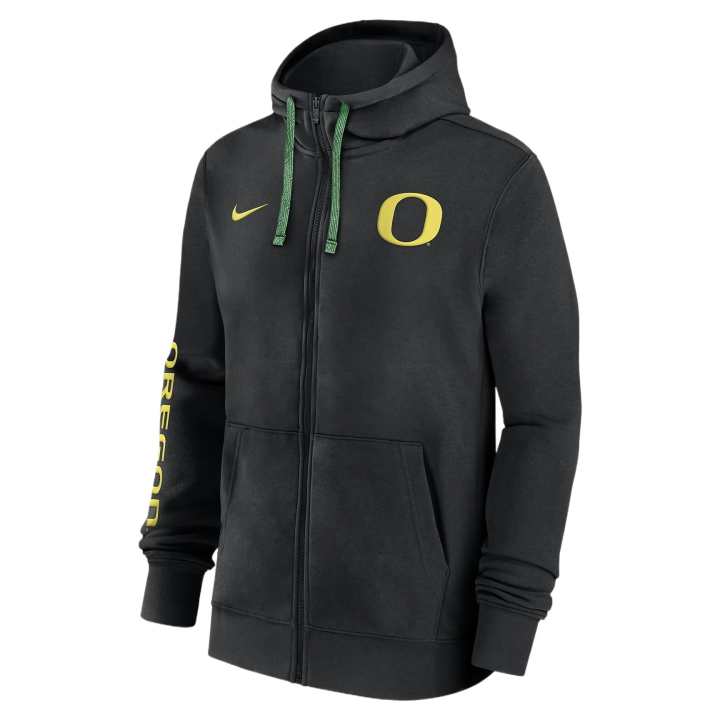 Nike Nike Oregon Ducks Sideline Team Issue Men's Nike College Full Zip Hoodie