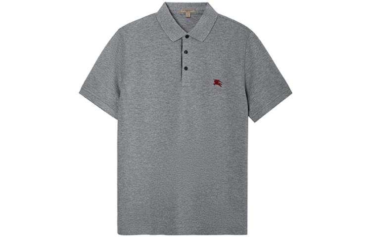Burberry Polo Shirt Men's Light Gray