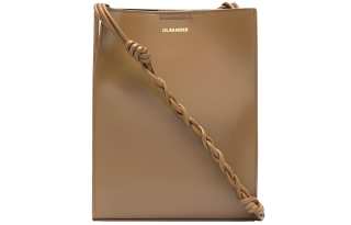 JIL SANDER Smooth Leather Crossbody Bag, Shoulder Bag Women's Brown