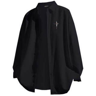 GNOMESHGH Shirts Unisex Pointed Collar Moderate Shirt