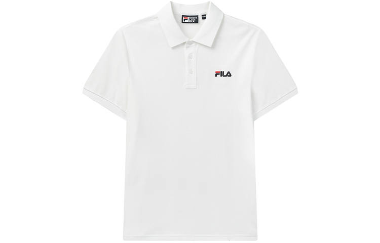 FILA Polo Shirts Men's White Moderate