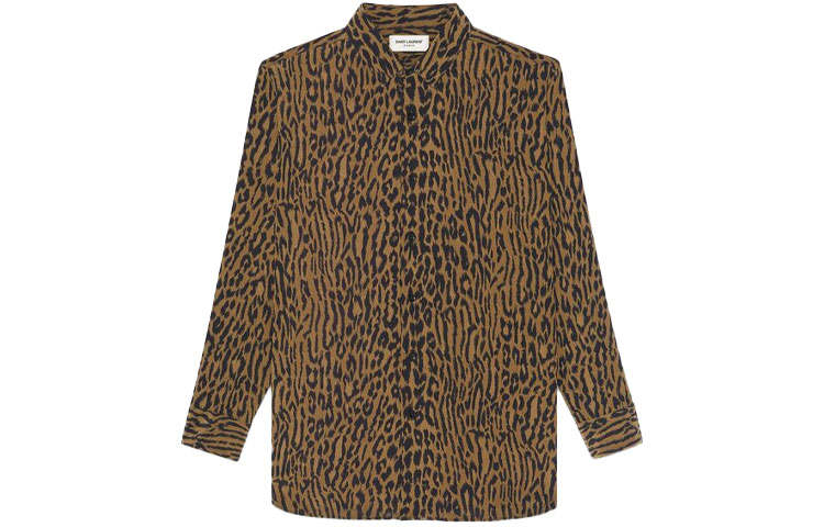 SAINT LAURENT Shirt Men's Brown