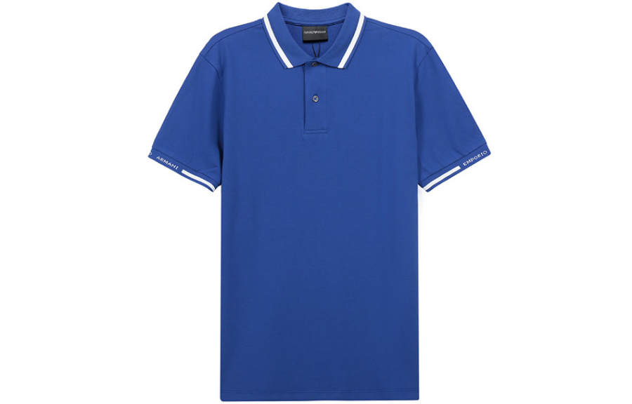 EMPORIO ARMANI Polo Shirt Men's Royal Blue