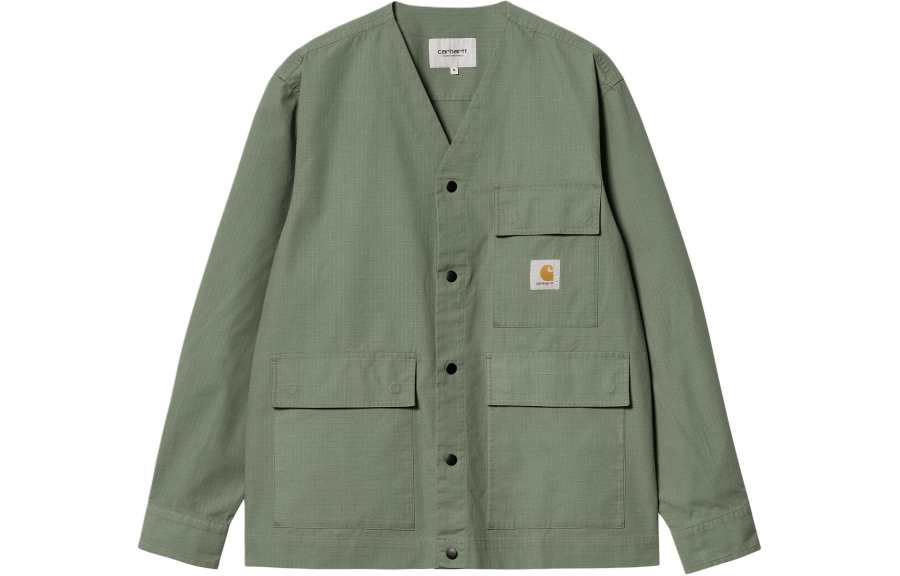 Carhartt WIP SS24 Elroy Shirt Jac Shirt Unisex Green