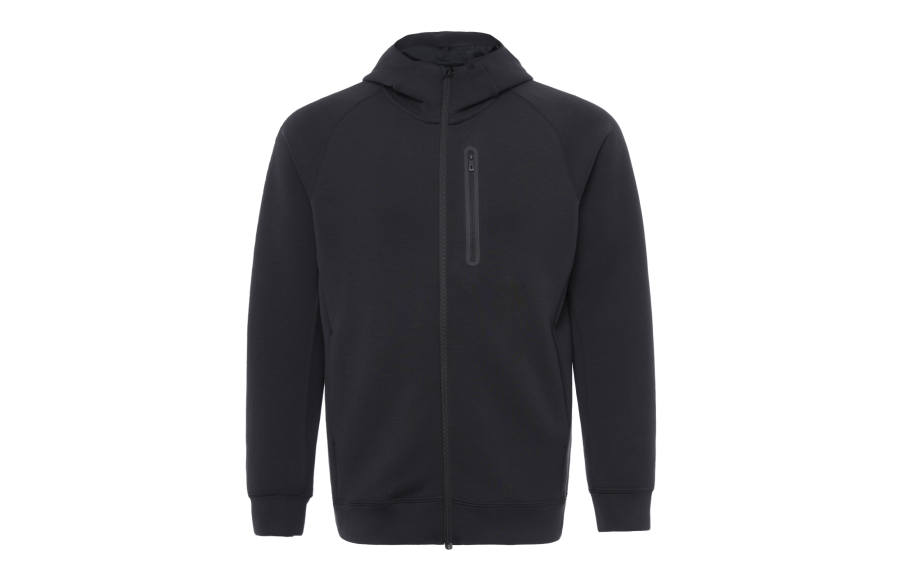 UNIQLO Sweatshirts Unisex Black 09 Hooded Moderate Cardigan