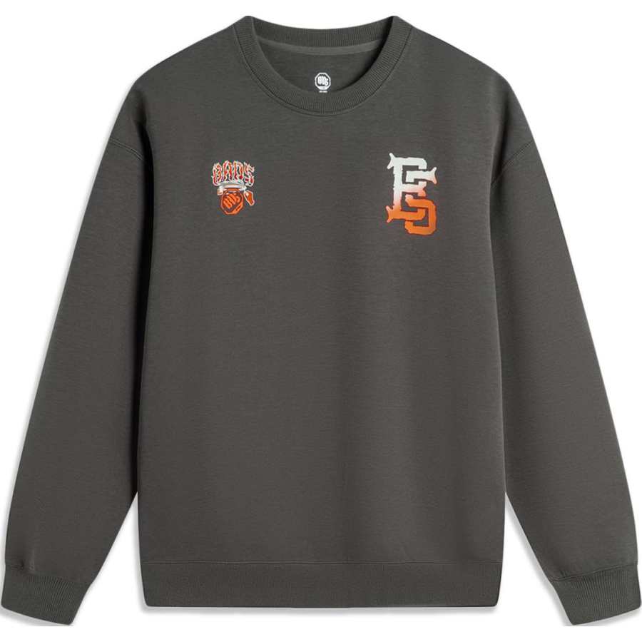 Li-Ning Li Ning Badfive Sweatshirt Men's Obsidian Gray