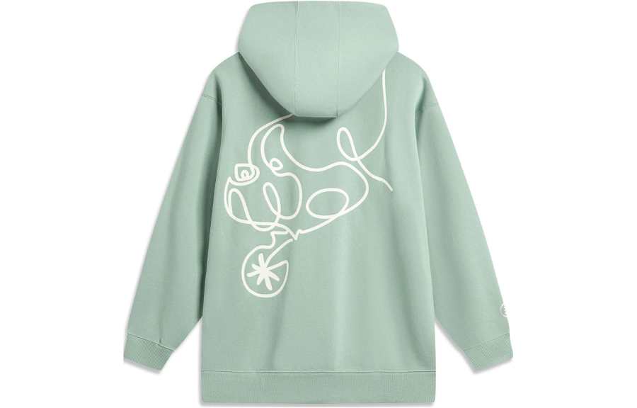 Li-Ning Li Ning Sweatshirt Unisex Jade Smoke Green