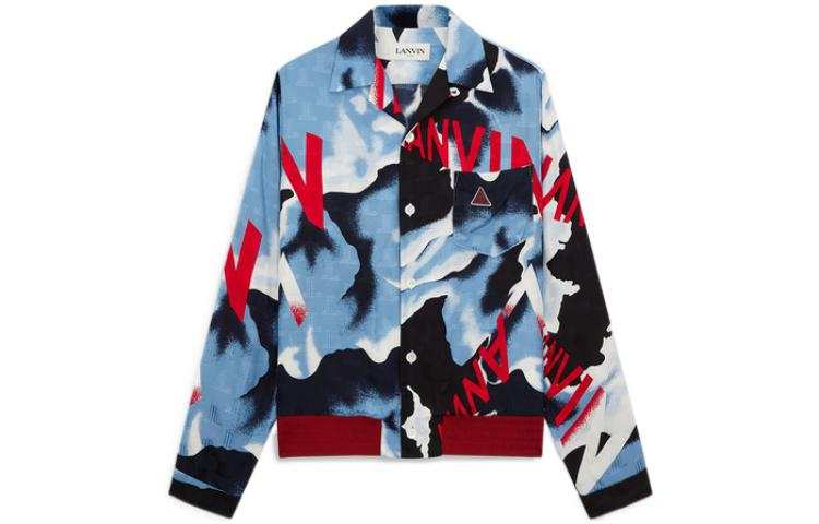 Lanvin Lanvin Shirts Men's Blue Moderate Other