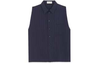 SAINT LAURENT SS24 Shirt Men's Ocean