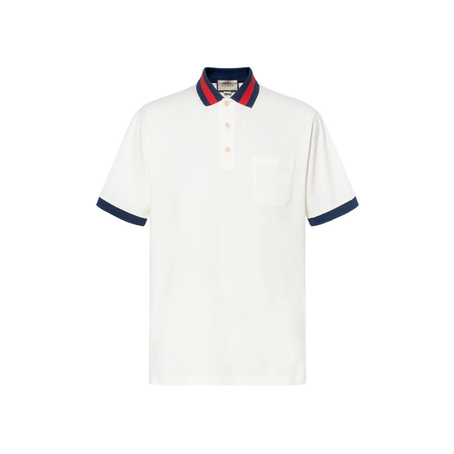 GUCCI Stretch Piquet Polo Shirt