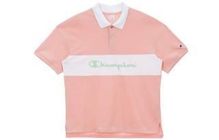 Champion Polo Shirts Unisex Light Pink Moderate Straight Fit