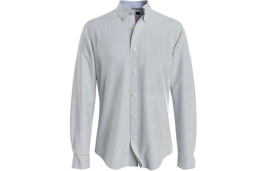Tommy Hilfiger Shirt Men's Gray Green