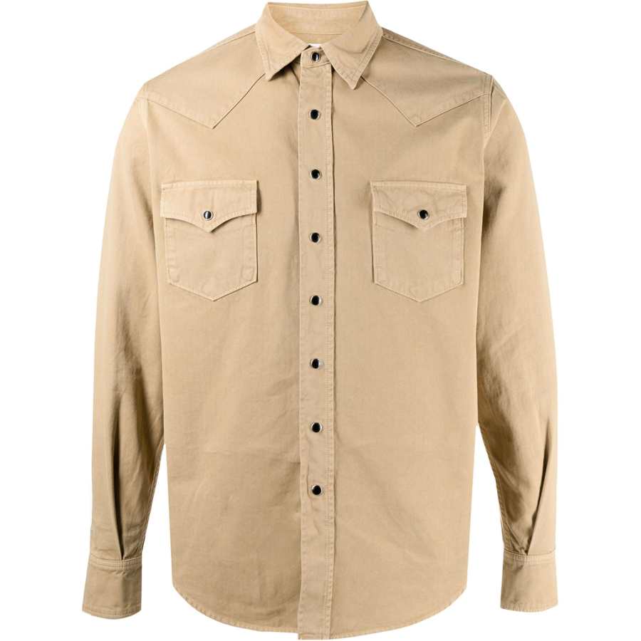 SAINT LAURENT Denim Western Shirt