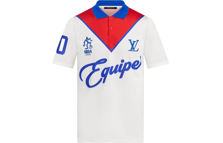 LOUIS VUITTON Polo Shirt Men's White