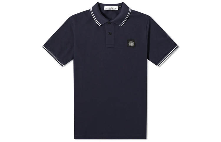 STONE ISLAND SS21 Polo Shirt Men's Marine Blue