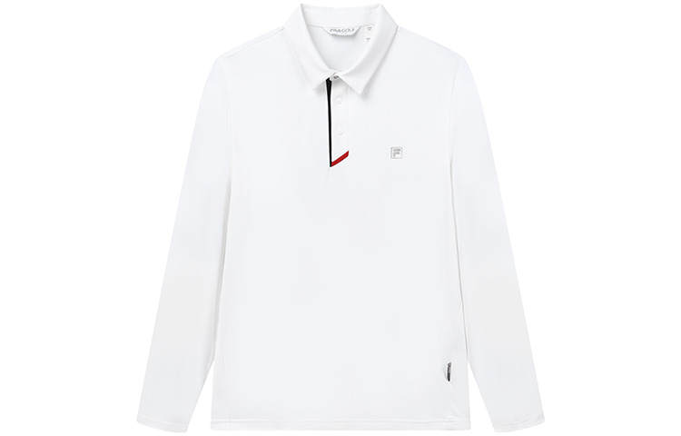 FILA Athletics Polo Shirts Men's Jade White Polo Collar Moderate Straight Fit