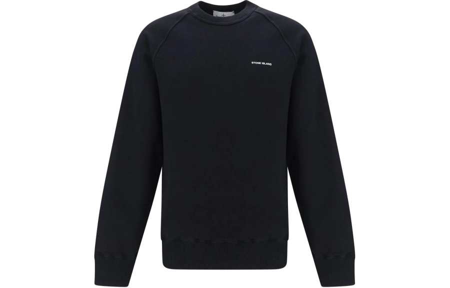 STONE ISLAND Logo-print Cotton Sweatshirt