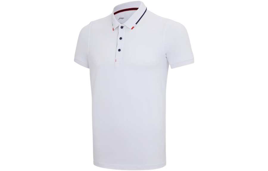 Li-Ning Li Ning Sports Lifestyle Collection Training Collection Polo Shirt Men's White
