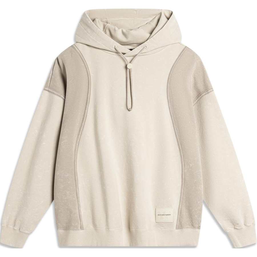 Li-Ning Li Ning Sweatshirt Men's Oat Gray/Dusty Gray Washed