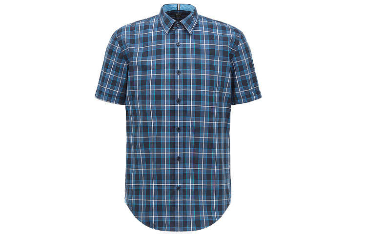 HUGO BOSS SS22 Shirt Men's Dark Blue