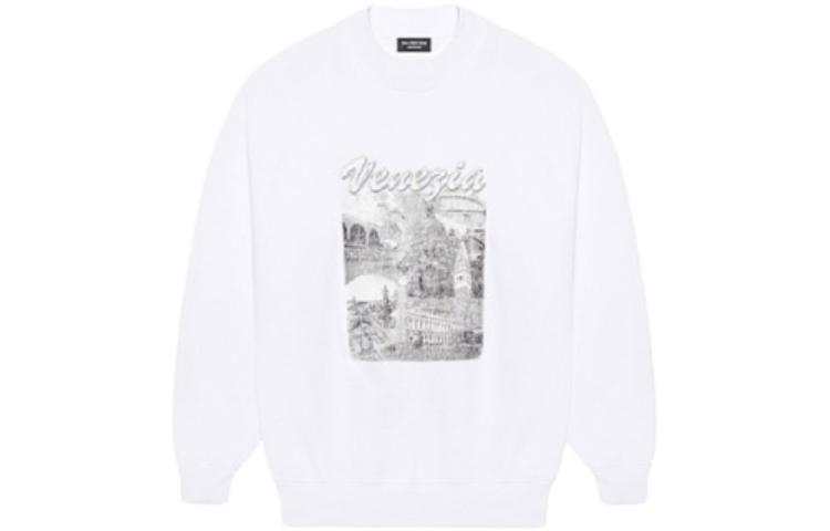 Balenciaga Venezia Print Crewneck