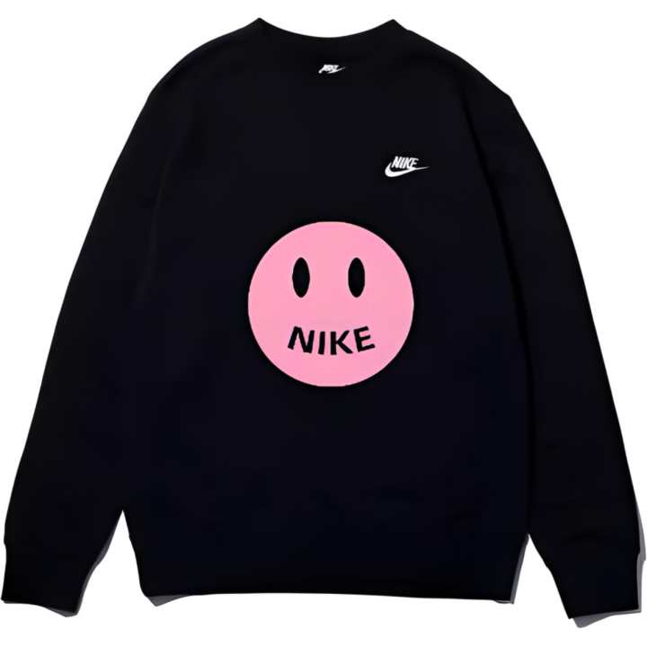 Nike Nike Sweatshirts Unisex Black Crew Neck Moderate Regular
